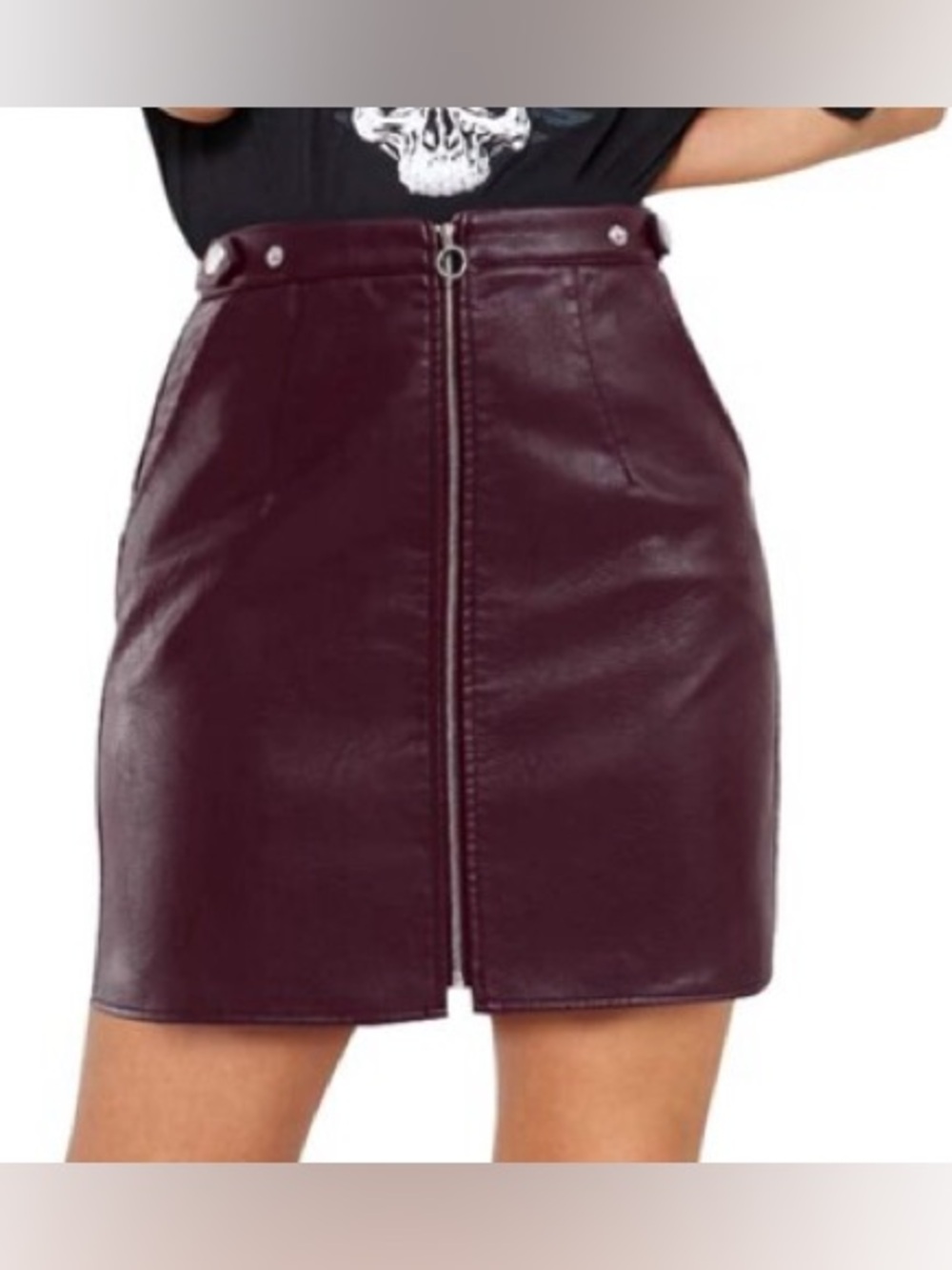 Tagoo Leather Skirt